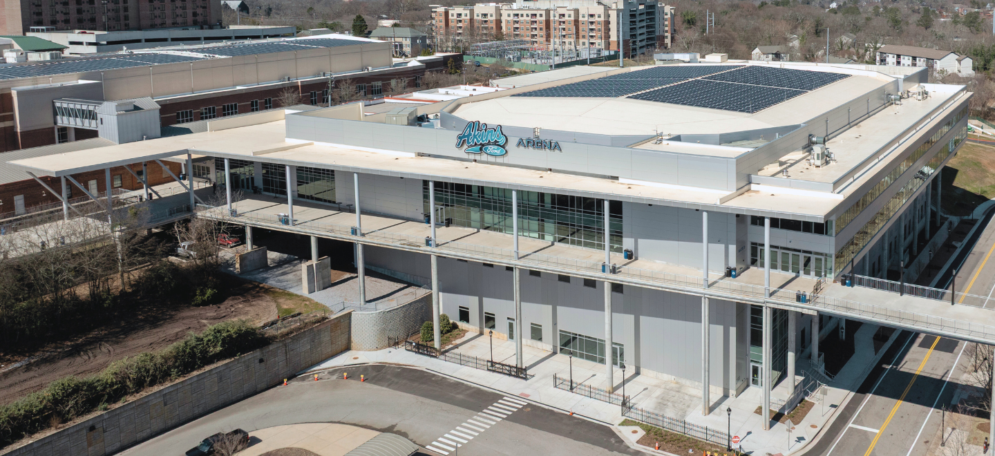 Arena Exterior Banner