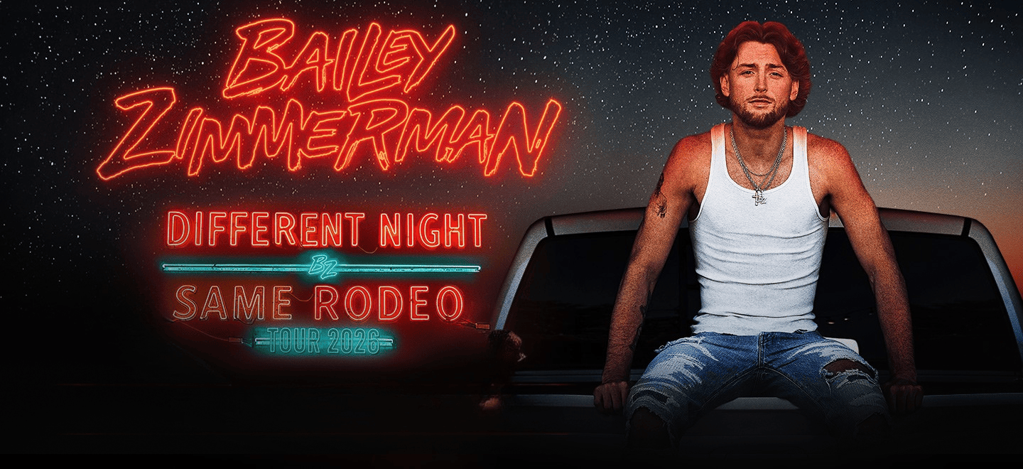 More Info for Bailey Zimmerman - Different Night Same Rodeo Tour 2026