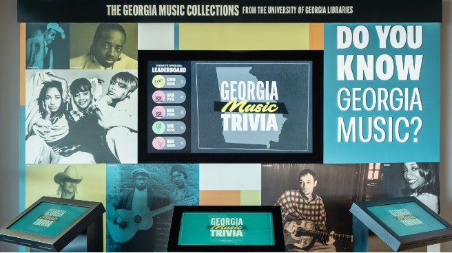 Georgia Music Collections Display