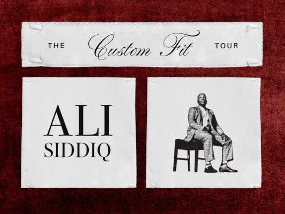 Comedian Ali Siddiq Launches the Custom Fit Tour