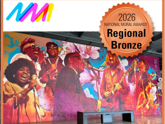 A Blossoming Triumph: Steven Teller Honored at the 4th Annual National Mural Awards